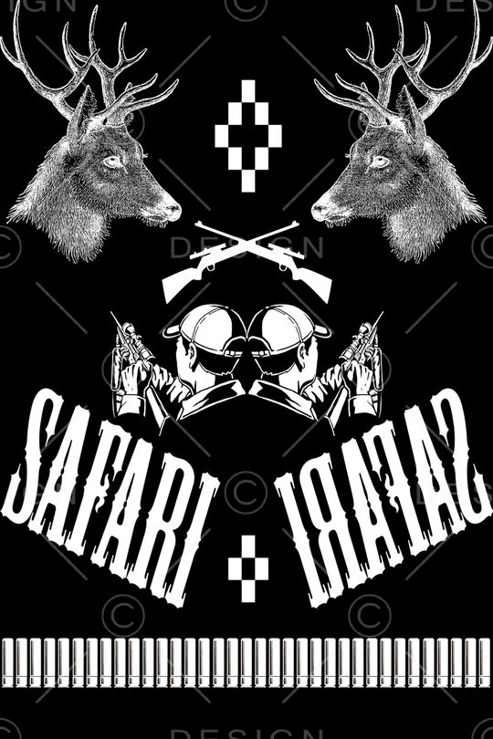 黑白动物印花华亿平台图片