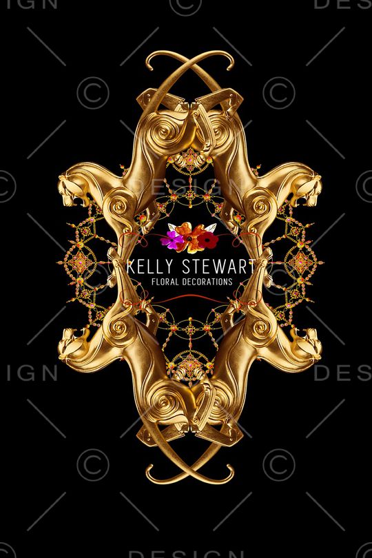 金色动物印花华亿平台图片