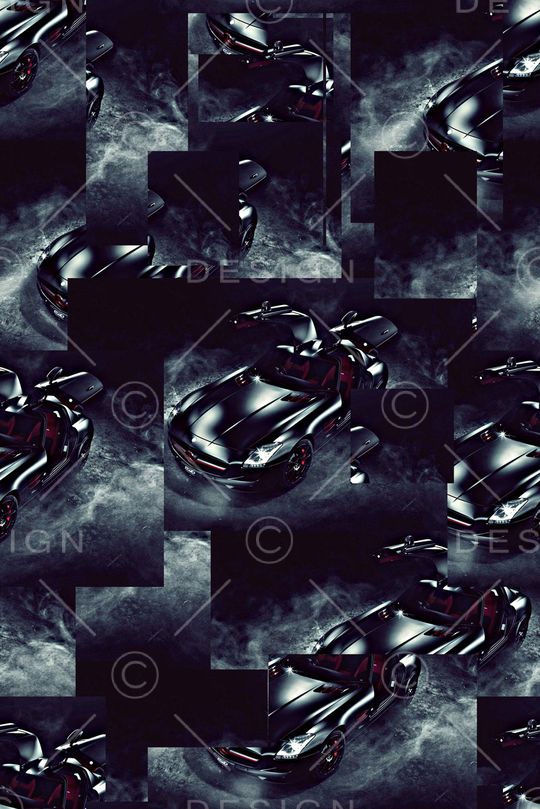抽象手绘几何金属跑车纹理数码印花印花华亿平台图片