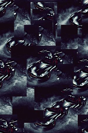 抽象手绘几何金属跑车纹理数码印花印花华亿平台图片