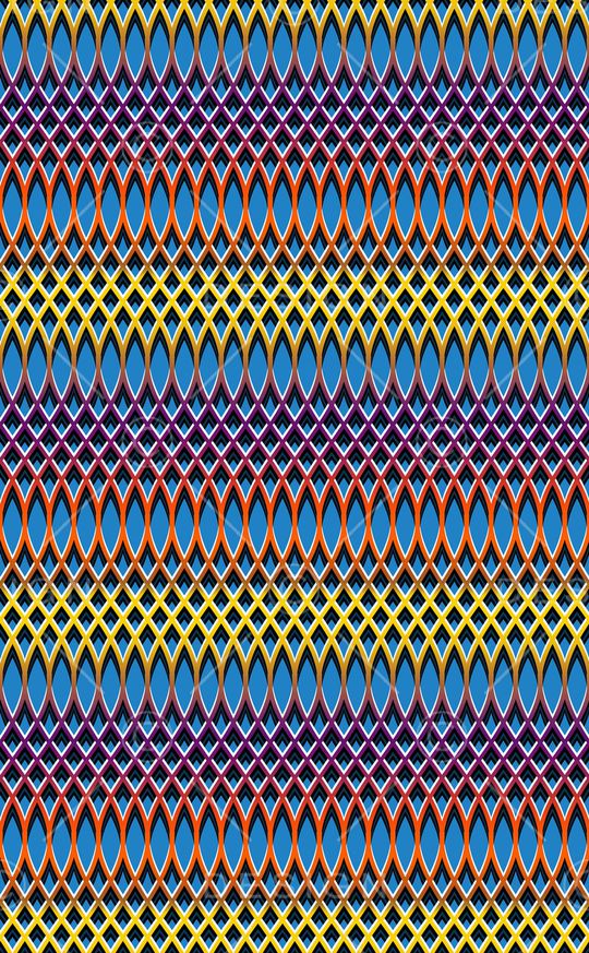 扭曲线条印花华亿平台图片