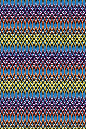 扭曲线条印花华亿平台图片