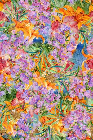 小碎花印花华亿平台图片