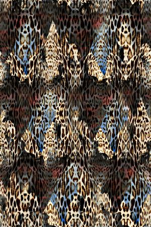 动物纹印花华亿平台图片