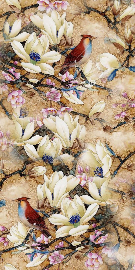 数码花卉类印花华亿平台图片