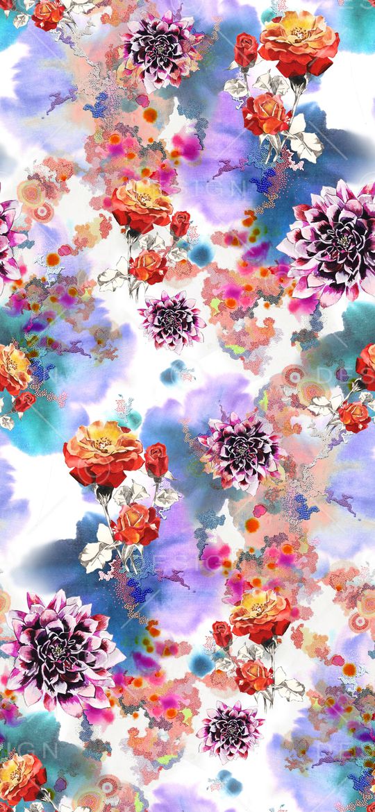 巴洛克印花华亿平台图片