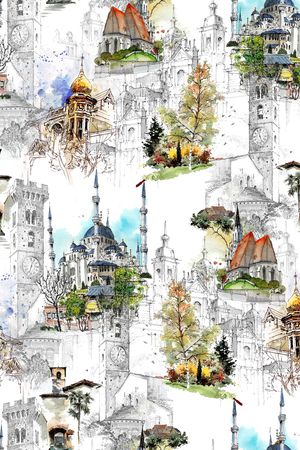 抽象印花华亿平台图片