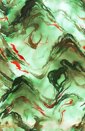 肌理笔触印花华亿平台图片