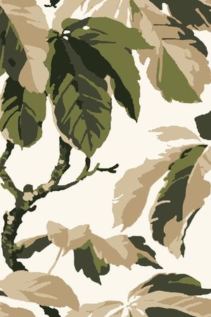 棕榈叶印花华亿平台图片