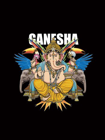 736836-泰国象头神财天时尚数码定位.