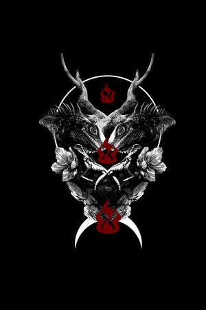 抽象印花华亿平台图片