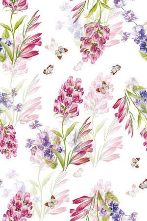 植物印花华亿平台图片