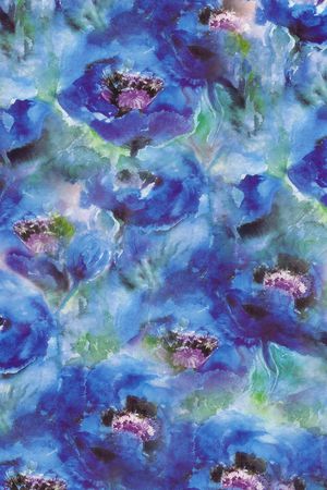 数码花卉类印花华亿平台图片