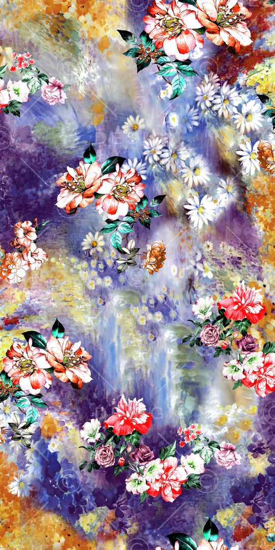 雏菊印花华亿平台图片