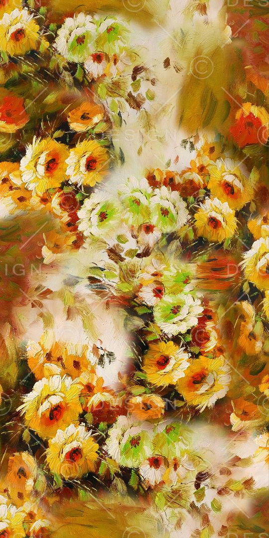 油画花卉印花华亿平台图片