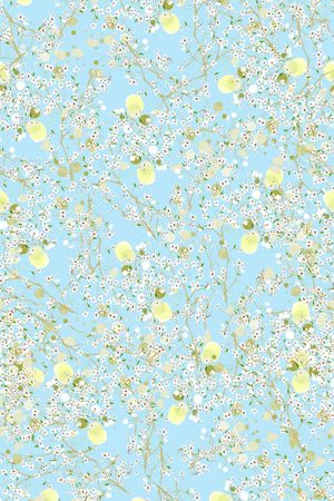 小碎花印花华亿平台图片