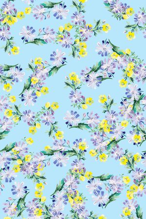 小碎花印花华亿平台图片