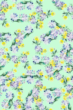 小碎花印花华亿平台图片