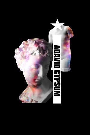 大卫英文彩云组合印花华亿平台图片