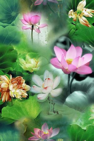 中国风印花华亿平台图片