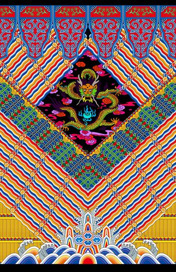 737868-中国风龙纹定位