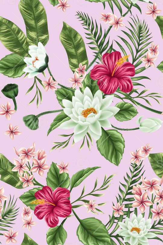 花朵印花华亿平台图片