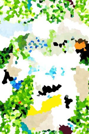 小方块印花华亿平台图片