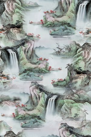 数码艺术花卉印花华亿平台图片