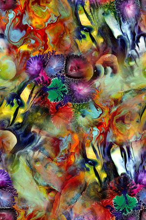 抽象印花华亿平台图片