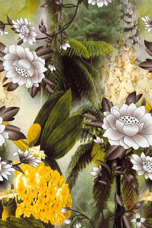 乱花印花华亿平台图片