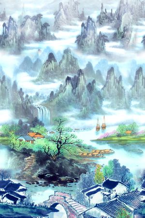 中国风印花华亿平台图片