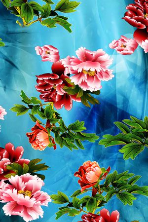 乱花印花华亿平台图片