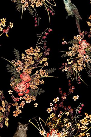 乱花印花华亿平台图片