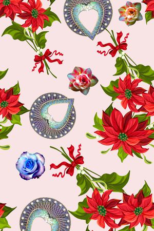 乱花印花华亿平台图片