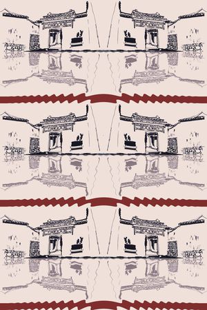 手绘印花华亿平台图片