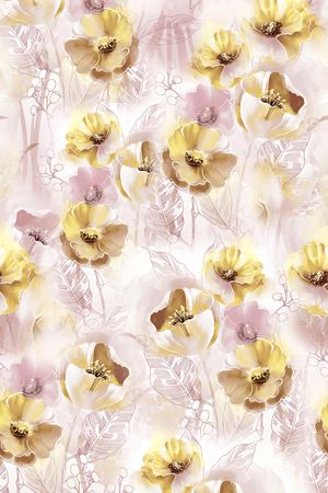 水墨印花华亿平台图片