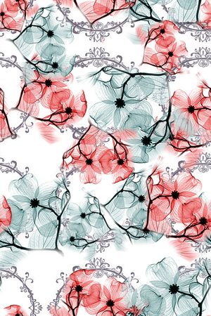 花朵印花华亿平台图片