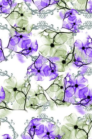 花朵印花华亿平台图片