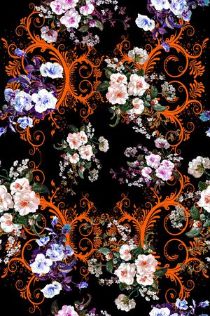 花朵印花华亿平台图片