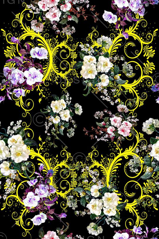 花朵印花华亿平台图片