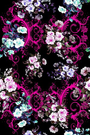 花朵印花华亿平台图片