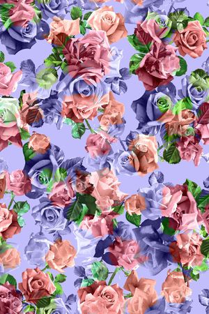 玫瑰印花华亿平台图片