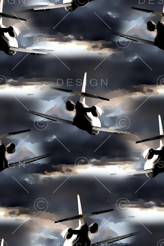 飞机印花华亿平台图片