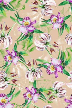 水彩印花华亿平台图片