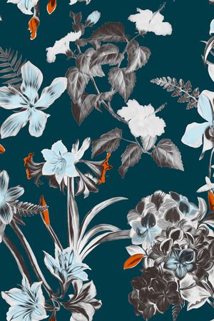 花瓣印花华亿平台图片