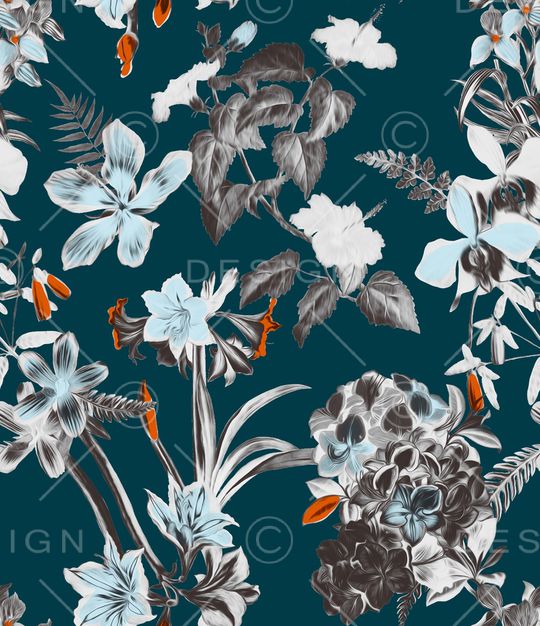 花瓣印花华亿平台图片