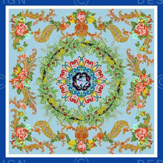 民族风印花华亿平台图片