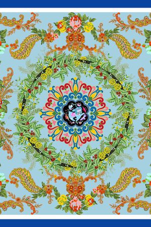 民族风印花华亿平台图片