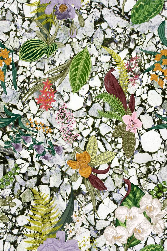 手绘印花华亿平台图片