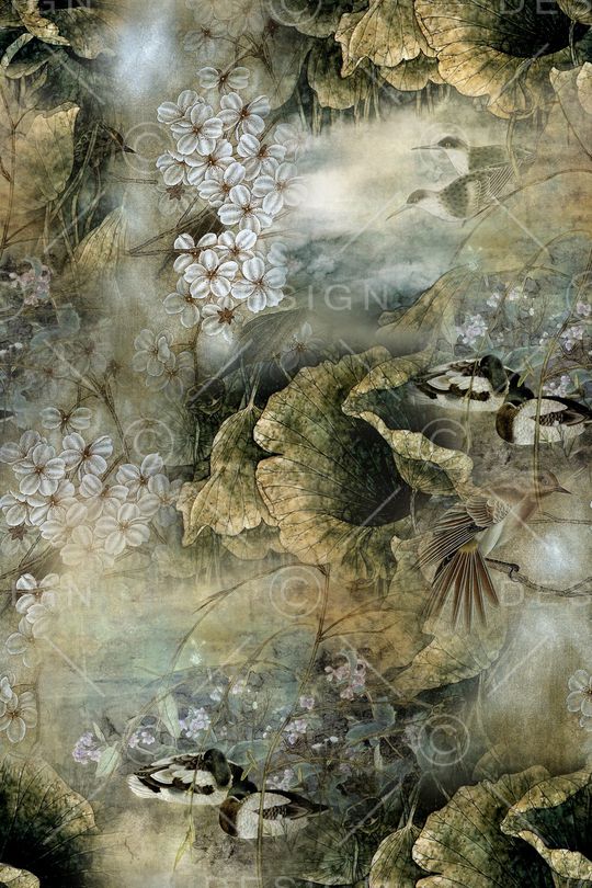 中国风印花华亿平台图片